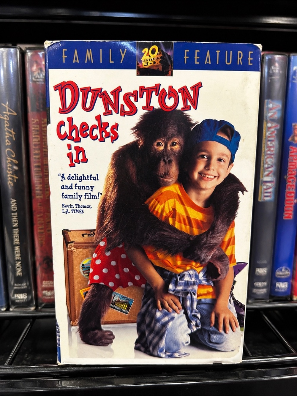 Dunston Checks In VHS 1996 Family Feature Clamshell Tape Tested